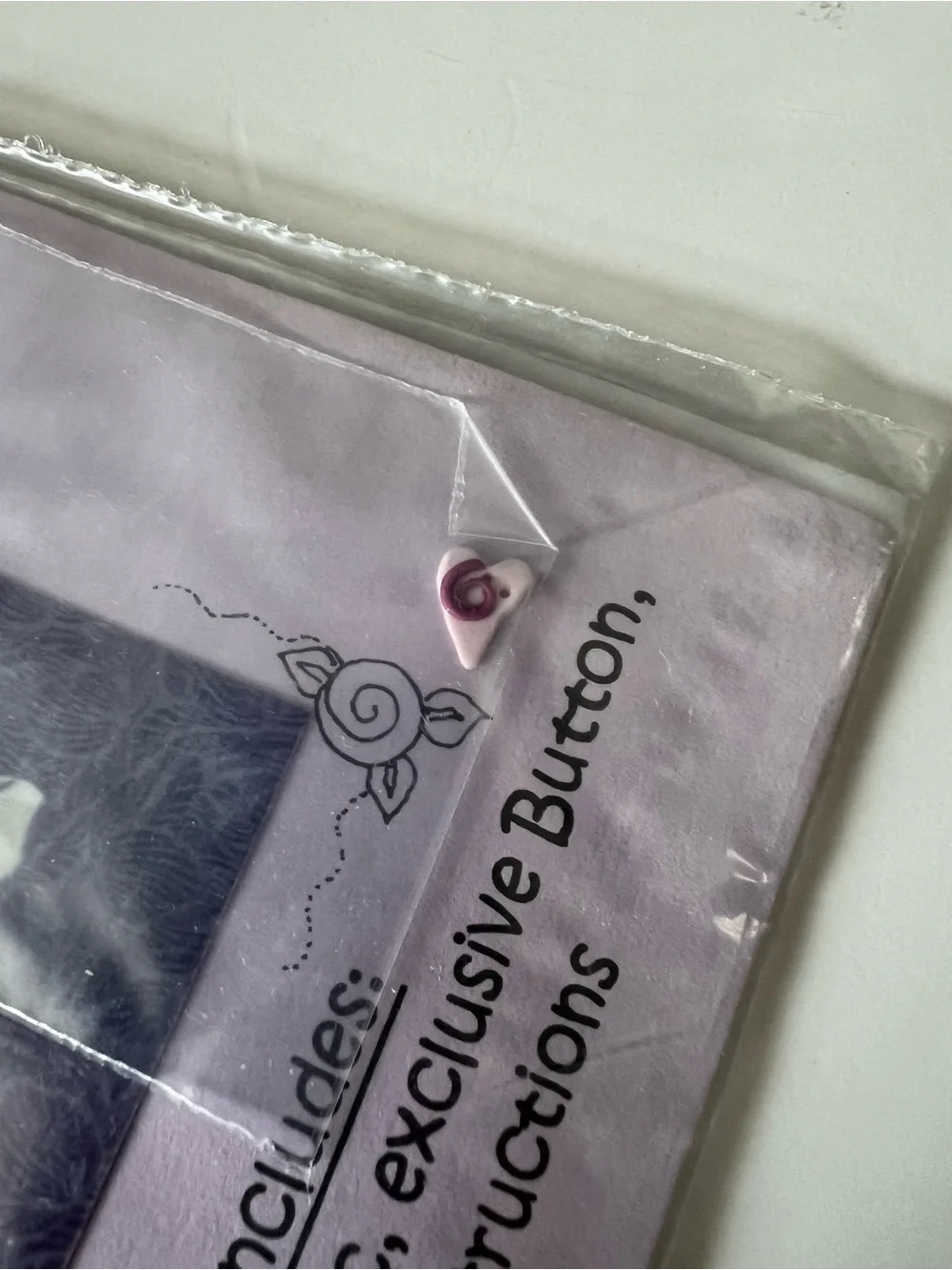 Waxing Moon Designs MY FRIEND Punch Needle Embroidery Pattern and Fabric